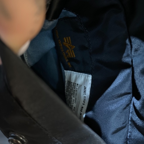 SOLD ALPHA Industries Men’s NASA Apollo MA-1 Bomber Jacket - Picture 5 of 8